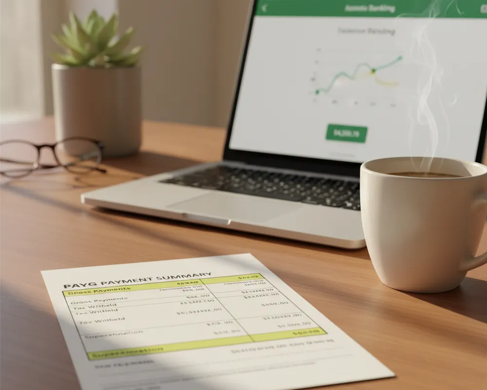 Urban street scene in Australian city.