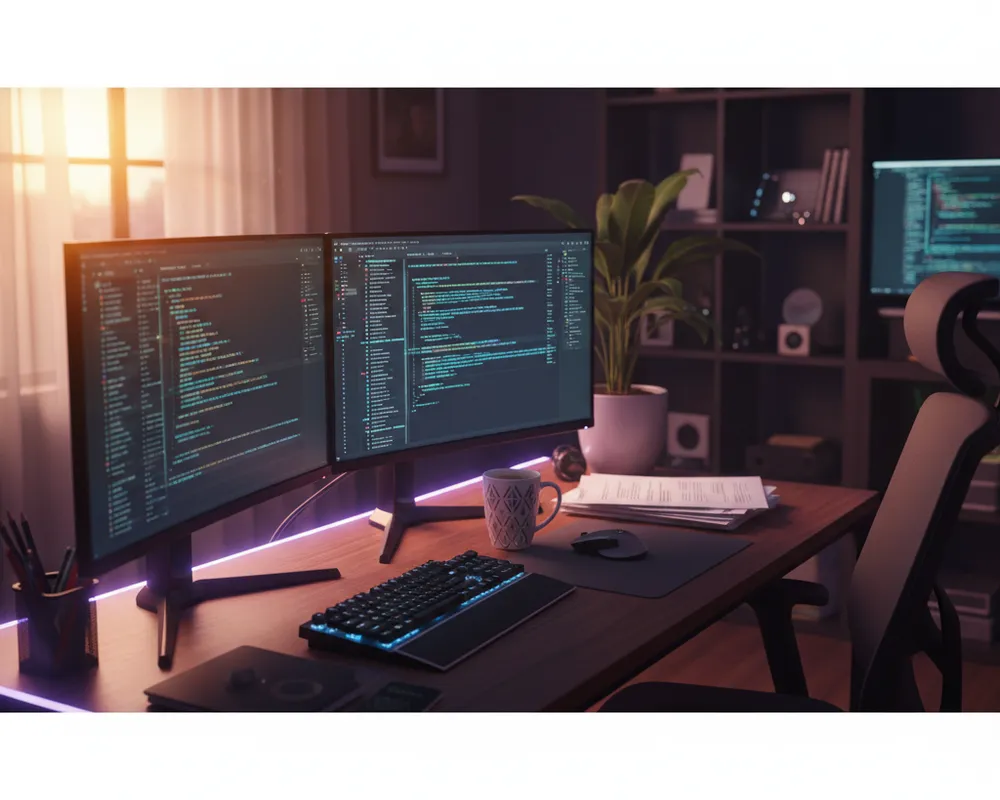 Sydney harbour at sunrise.