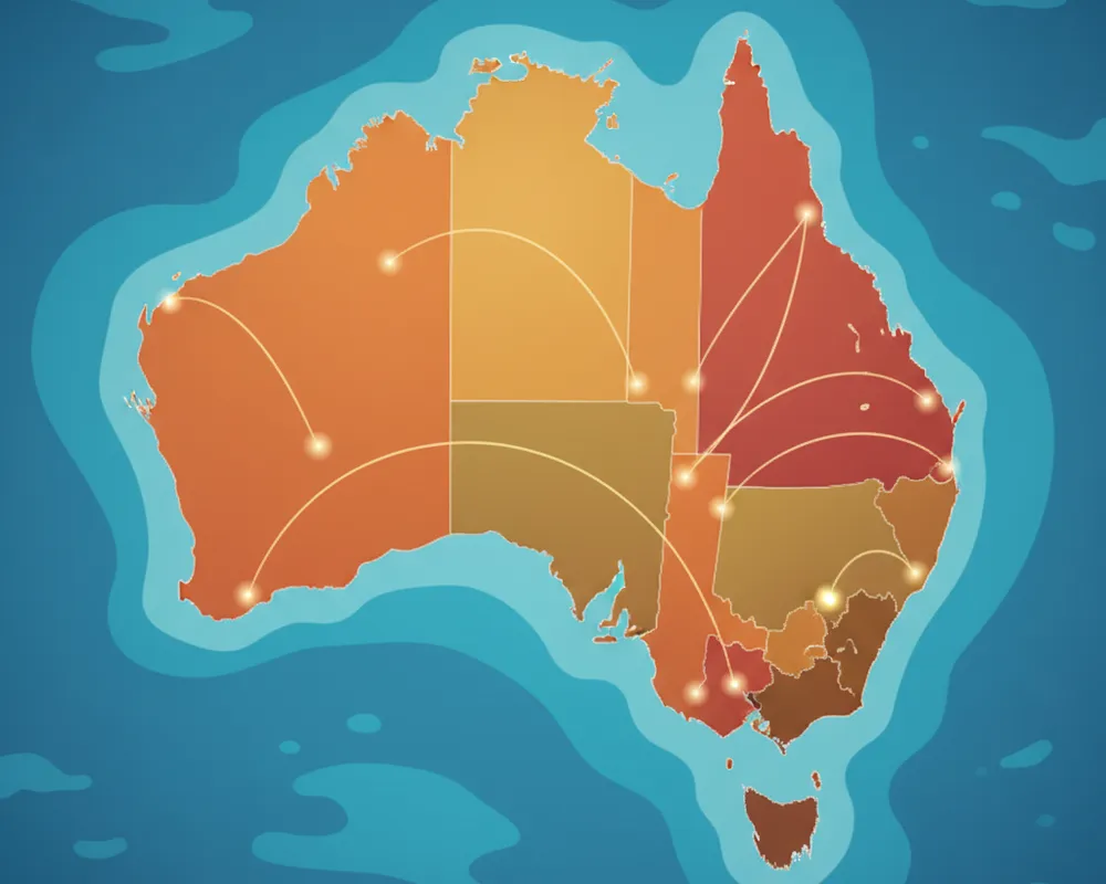 Person reviewing documents at desk.