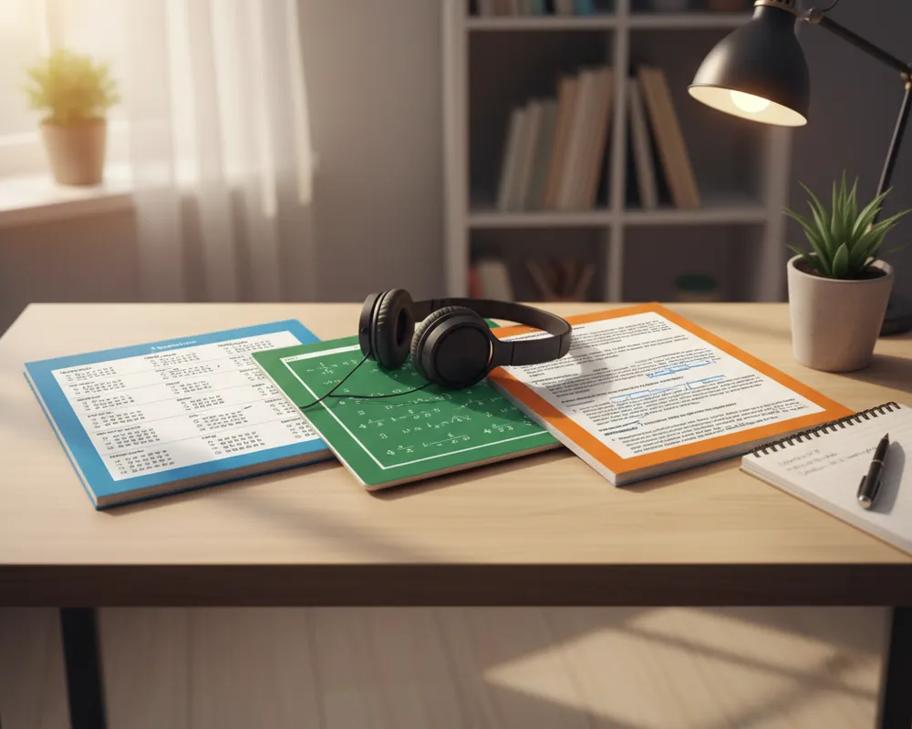 Modern office with city views.